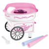 Nostalgia Vintage Pink Cotton Candy Maker with 2 Cotton Candy Cones