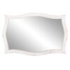 Pinnacle Medium Rectangle Whitewash Hooks Mirror (24.25 in. H x 36.75 in. W)