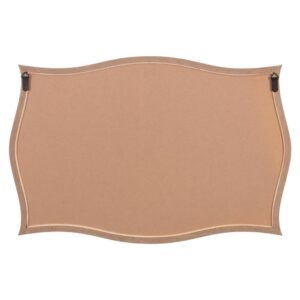 Pinnacle Medium Rectangle Whitewash Hooks Mirror (24.25 in. H x 36.75 in. W)