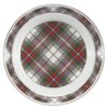 Golden Rabbit Highland Plaid 20 in. Enamelware Serving Tray