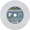 POWERTEC 8 in. x 1 in. x 5/8 in. 60 Grit White Aluminum Oxide Grinding Wheel