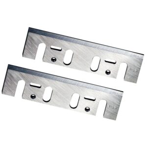 POWERTEC 4-3/8 in. HSS Planer Blades for Makita 1912B / 1805B (Set of 2)