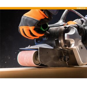 POWERTEC 4 in. x 24 in. 120-Grit Aluminum Oxide Sanding Belt (10-Pack)