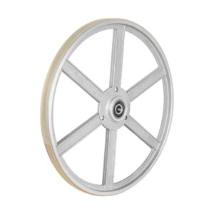 POWERTEC Heavy-Duty Urethane Tires For Bandsaw, 9 in. Dia x 1/2 in. Wide (2-Pack)