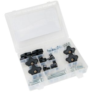 POWERTEC 1/4-20 in. T-Track Jig Hardware Kit (46-Piece)
