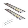 POWERTEC 55 in. Track Saw Guide Rail with Connector for Makita or Festool Track Saw (2-Pack)