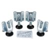 POWERTEC Heavy-Duty Leveler Legs with Lock Nuts (4-Pack)