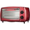 Brentwood 4-Slice Red Toaster Oven