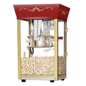 Great Northern 8 oz. Popcorn Red Antique Style Popcorn Popper Machine