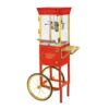 Nostalgia Vintage 600-Watt 8 oz. Oil Red Popcorn Machine with Cart