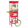 Nostalgia 8 oz. Red Popcorn Machine with Concession Cart
