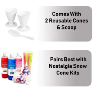 Nostalgia Retro 300 oz. Red Countertop Snow Cone Machine