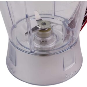 Ovente 2-Speed Professional Blender with Pulse Operation, 50 oz 400-Watts, Stainless Steel Blades, Red