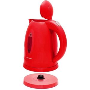 Ovente KP72R 7-Cup Red BPA Free Electric Kettle With Auto Shut-Off and Boil-Dry Protection
