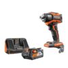 RIDGID 18-Volt OCTANE 6-Mode 1/4 in. Impact Drill with 18-Volt Lithium-Ion 4.0 Ah Battery and Charger Kit