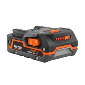 RIDGID 18-Volt Cordless Mini Bluetooth Radio with Radio App with 1.5 Ah Battery and 18-Volt Charger
