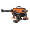 RIDGID 18V Brushless SubCompact 1/2 in. Drill/Driver Kit w/ 18V 10 oz Caulk and Adhesive Gun, 2 Batteries, Charger, Bag