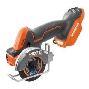 RIDGID 18V SubCompact Lithium-Ion Brushless 2-Tool Combo Kit with 3/8 in. Impact Wrench and 3 in. Multi-Material Saw