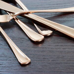 Gibson Home Goldie Rose 20-Piece Flatware Set (Service for 4)