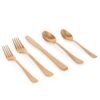 Gibson Home Goldie Rose 20-Piece Flatware Set (Service for 4)