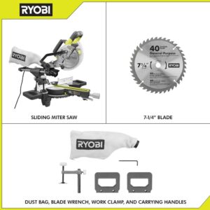 RYOBI 7-1/4 in. Compound Sliding Miter Saw