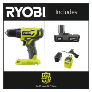 RYOBI 18-Volt ONE+ Cordless 3/8 in. Drill/Driver Kit with 1.5 Ah Battery and Charger