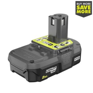 RYOBI 18-Volt ONE+ 2.0 Ah Compact Lithium-Ion Battery