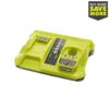 RYOBI ONE+ Lithium-Ion Dual Platform Charger for RYOBI 18-Volt ONE+ and 40-Volt Batteries