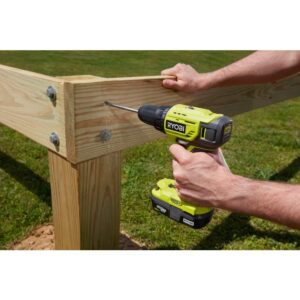 RYOBI 18-Volt ONE+ Cordless 2-Tool Combo Kit w/ (2) 1.5Ah Batteries, Charger & Bag w/ BONUS Impact Rated Driving Kit (70Piece)