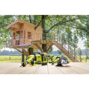 RYOBI 18-Volt ONE+ Cordless 6-Tool Combo Kit w/ (2) Batteries, Charger & Bag w/ BONUS Drill & Drive Kit (60-Piece)