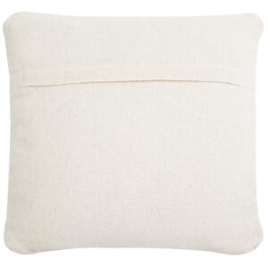 Safavieh Loop and Weaved Eggshell Blend Striped Down Alternative 20 in. x 20 in. Throw Pillow
