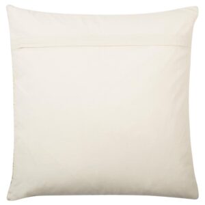 Safavieh Golden Foil Golden Cream Solid Down Alternative 20 in. x 20 in. Throw Pillow