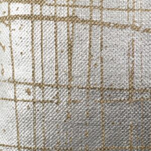 Safavieh Metallic Grid Silvery-Moss Solid Down Alternative 20 in. x 20 in. Throw Pillow