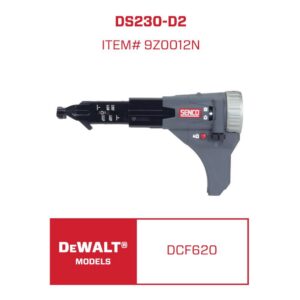 Senco DS230-D2 2 in. Auto-Feed Screwdriver Attachment for the DeWalt DCF620