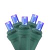Sienna 4 ft. x 6 ft. Blue Wide Angle LED Net Style Christmas Lights with Green Wire