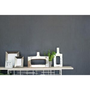 A & B Home Keyhole Silver Vase