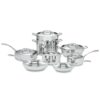 Cuisinart French Classic 13-Piece Stainless Steel Cookware Set in Silver and Stainless Steel