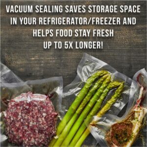 CASO VC 300 Black and Silver Food Vacuum Sealer with Food Management App and Vacuum Bag Set