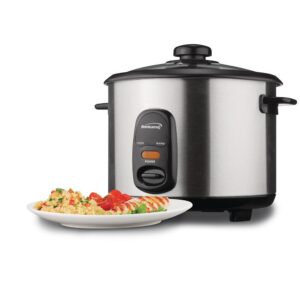 Brentwood 10-Cup Silver Rice Cooker