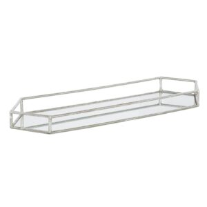 Kate and Laurel Felicia Silver Decorative Tray