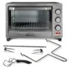 Koblenz Kitchen Magic Collection Silver 24-Liter Oven with Rotisserie