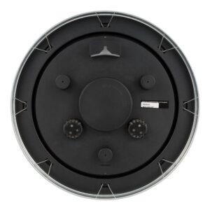 La Crosse Technology 18 in. Galvanized Indoor/Outdoor Atomic Analog Wall Clock