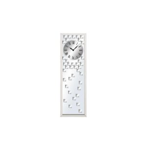 LITTON LANE Contemporary 42 in. Mirrored Wall Clock