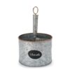 Mind Reader Silver Metal 4 Section Utensil Holder, Cutlery Holder, Utensil Caddy
