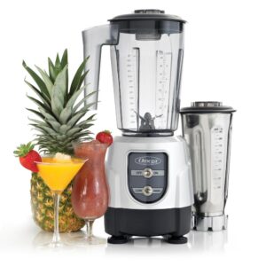 Omega 1 HP 48 oz. 2-Speed Silver Blender