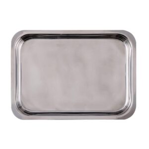 Ovente 13 in. x 9.3 in. Dishwasher-Safe Stainless Steel Roasting Pan with Wire Rack and Handles