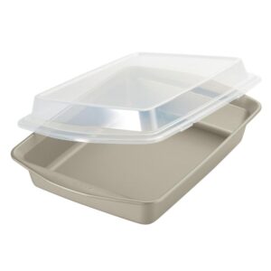Rachael Ray Nonstick Bakeware Set, 3-Piece, Silver
