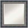 Amanti Art Quicksilver Scoop 25.75 in. x 25.75 in. Bathroom Vanity Wall Mirror