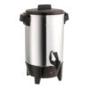 West Bend 30-Cup Silver Commercial Aluminum Coffee Urn Features Automatic Temperature Control with Quick Brewing