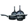 Ecolution Artistry 8-Piece Aluminum Nonstick Cookware Set in Slate